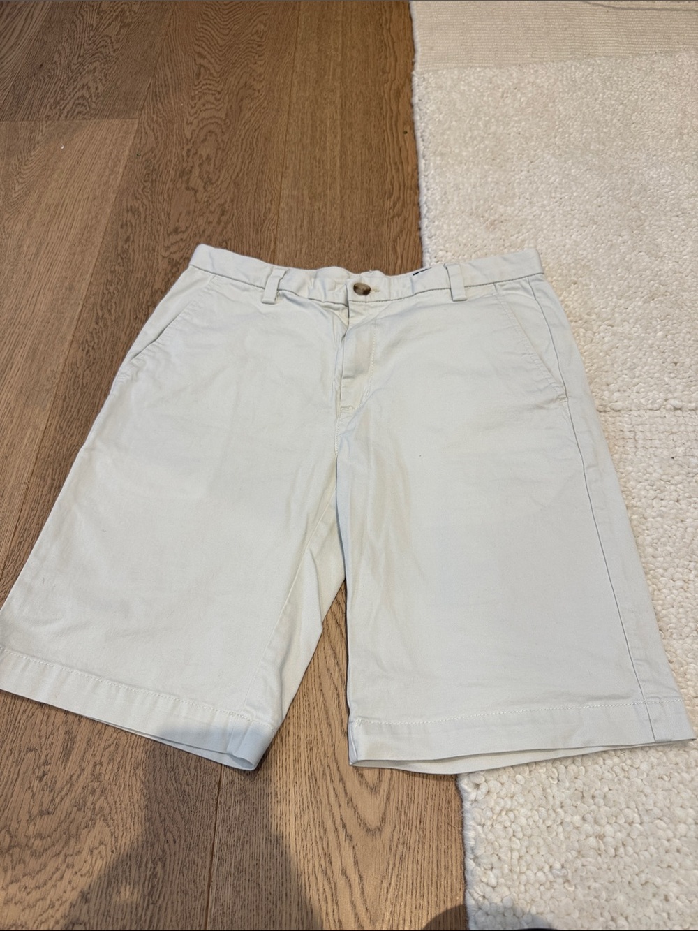 Vineyard Vines Boys Breaker Shorts in stone color